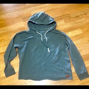 Peace Love World Hoodie L Nwot